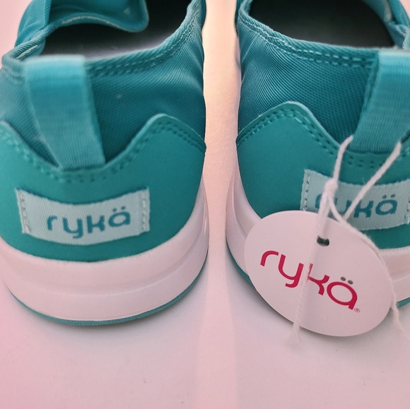NEW in box Ryka Jamboree turquoise slip on shoes sz 10 - Picture 6 of 8